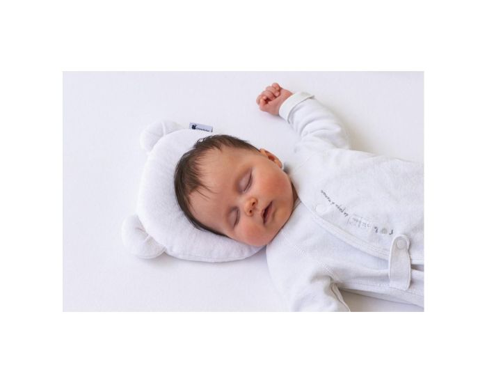 CANDIDE Coussin Cale Tte Bb - P'tit Panda - Blanc  (1)