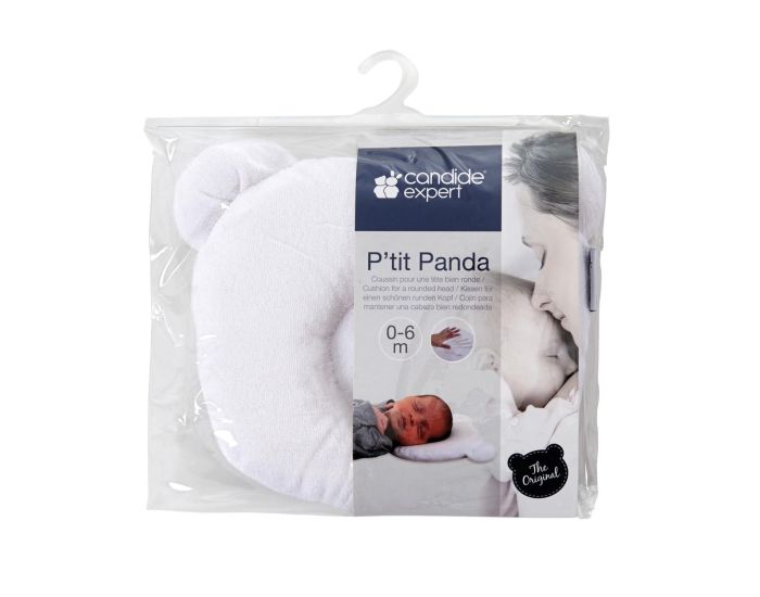 CANDIDE Coussin Cale Tte Bb - P'tit Panda - Blanc  (4)