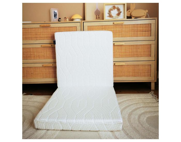 CANDIDE Matelas Bb Pliant - 2 Parties Zen - Dhoussable - 60 x 120 cm (4)