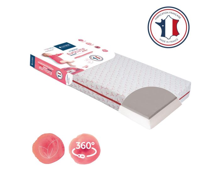 CANDIDE Matelas Bb volutif - Dhoussable 360  60 x 120 cm (5)