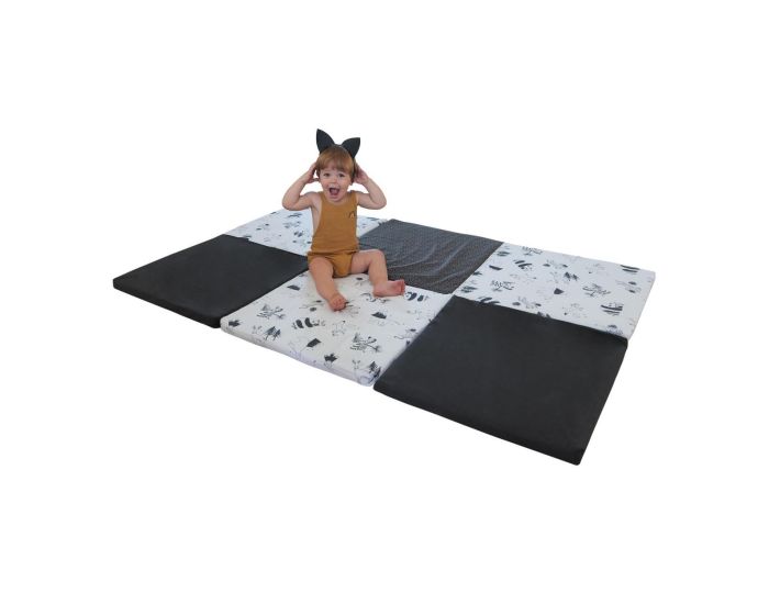 CANDIDE Tapis de Jeu Bb XL Black & White Exprience - Ds la naissance  (4)