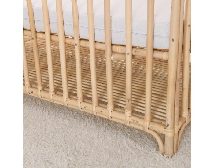 BABYKARE Lit volutif Cododo Rotin Naturel - 70 x 140 cm (3)