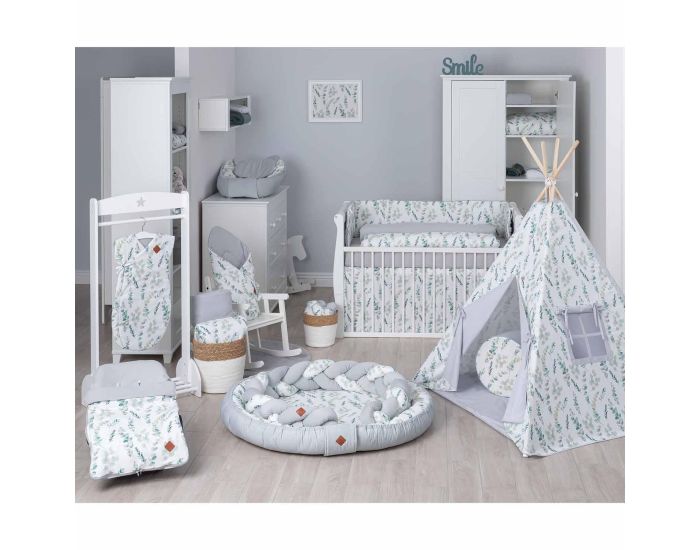 SEVIRA KIDS Tour de Lit Modulable et Rversible - Eucalyptus (2)