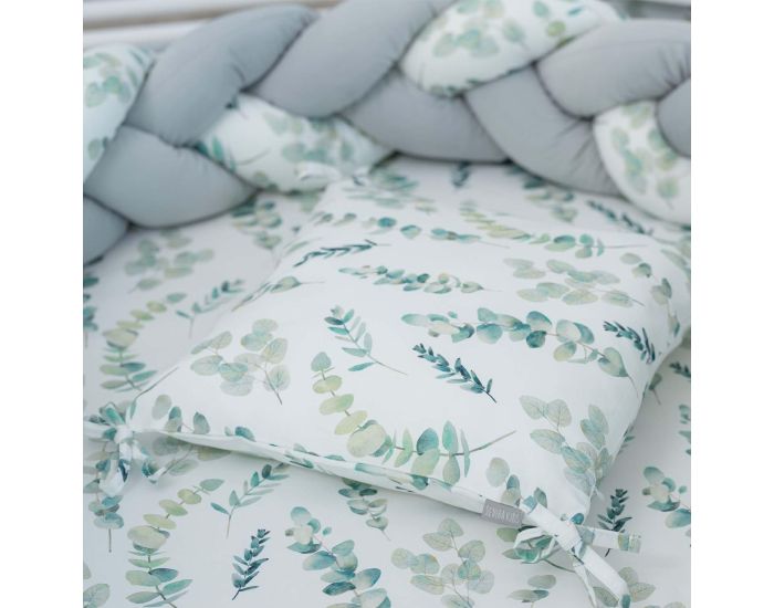 SEVIRA KIDS Drap-Housse en Coton - Eucalyptus (3)