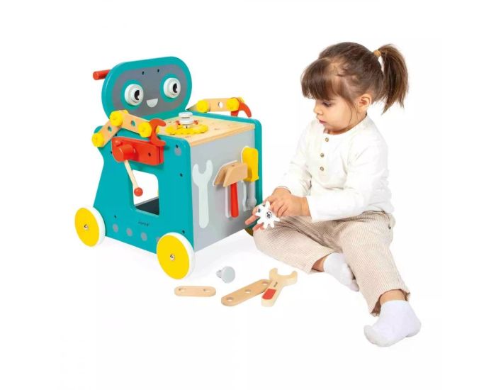 JANOD Chariot Robot Brico'Kids - Ds 18 mois (1)