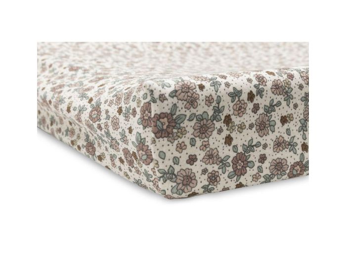 JOLLEIN Housse Matelas  Langer Jersey - Retro Flowers - 50 x 70 cm (2)