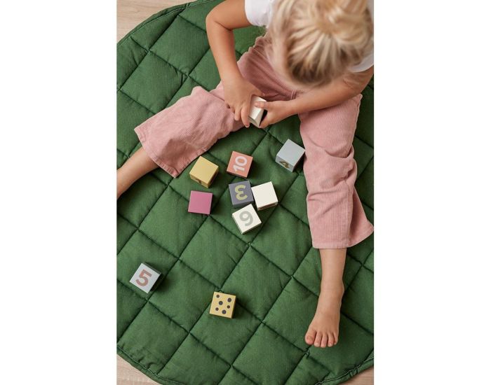 KID'S CONCEPT Cubes en Bois - Edvin - 10 Pices - Ds 12 mois  (1)