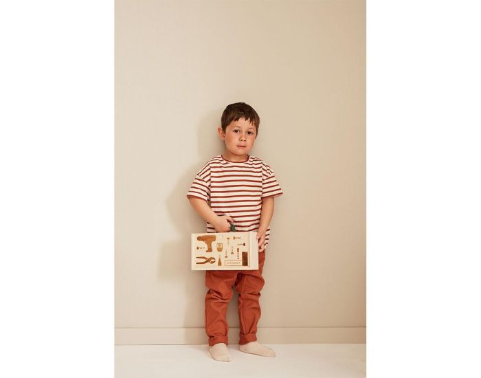 KID'S CONCEPT Mallette  Outils en Bois - Kid's Hub - Ds 3 ans (1)