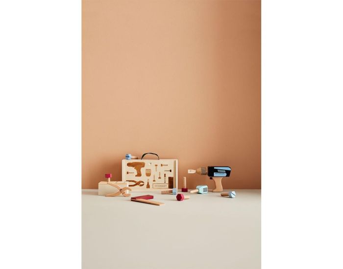 KID'S CONCEPT Mallette  Outils en Bois - Kid's Hub - Ds 3 ans (5)