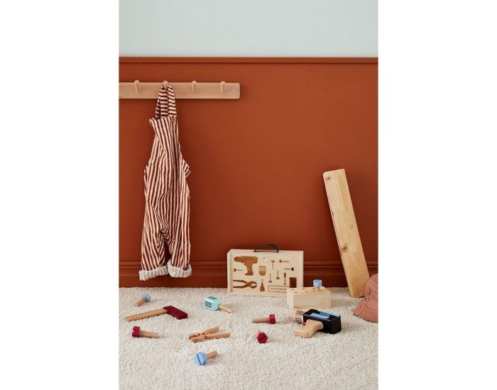 KID'S CONCEPT Mallette  Outils en Bois - Kid's Hub - Ds 3 ans (6)