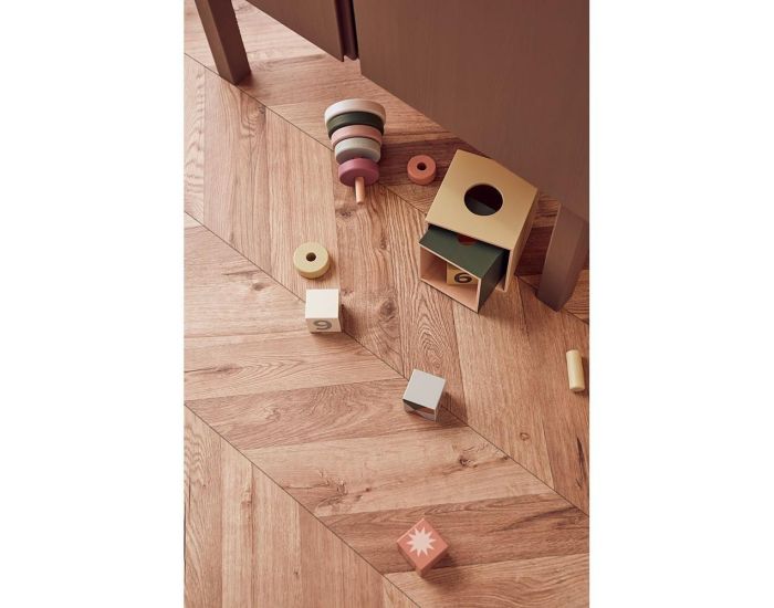 KID'S CONCEPT Cubes en Bois - Edvin - 5 Pices - Ds 12 mois (4)