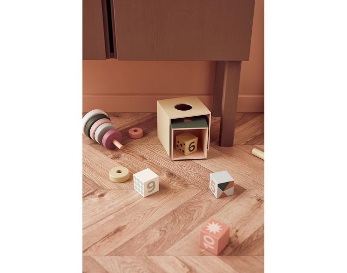 KID'S CONCEPT Cubes en Bois - Edvin - 5 Pices - Ds 12 mois (5)