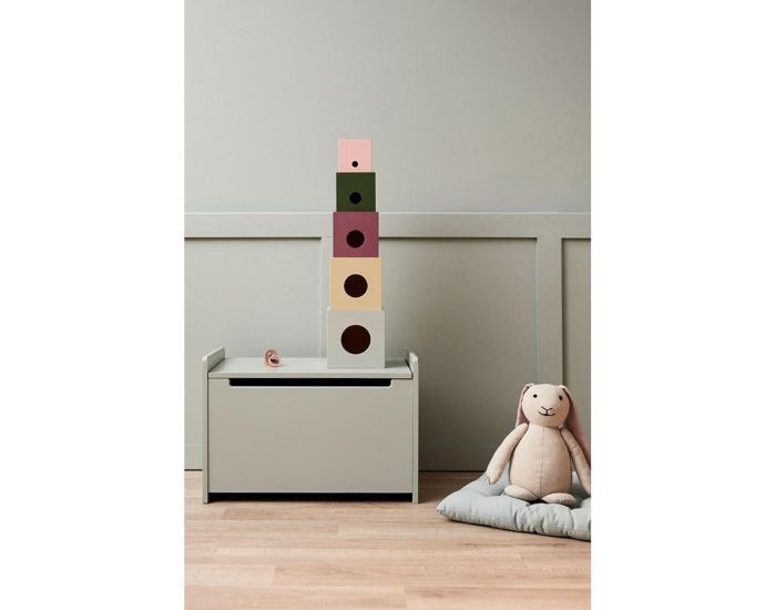 KID'S CONCEPT Cubes en Bois - Edvin - 5 Pices - Ds 12 mois (8)