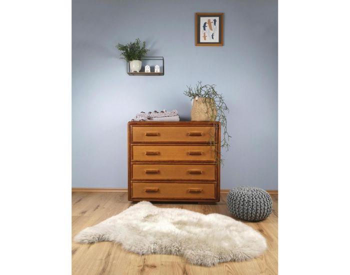 NATTIOT Tapis Enfant - Sheepskin Douchka - Ivoire - 67 x 100 cm (2)