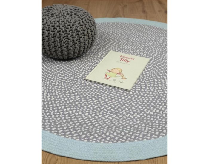 NATTIOT Tapis Coton - Brenda -  120 cm Rose (1)