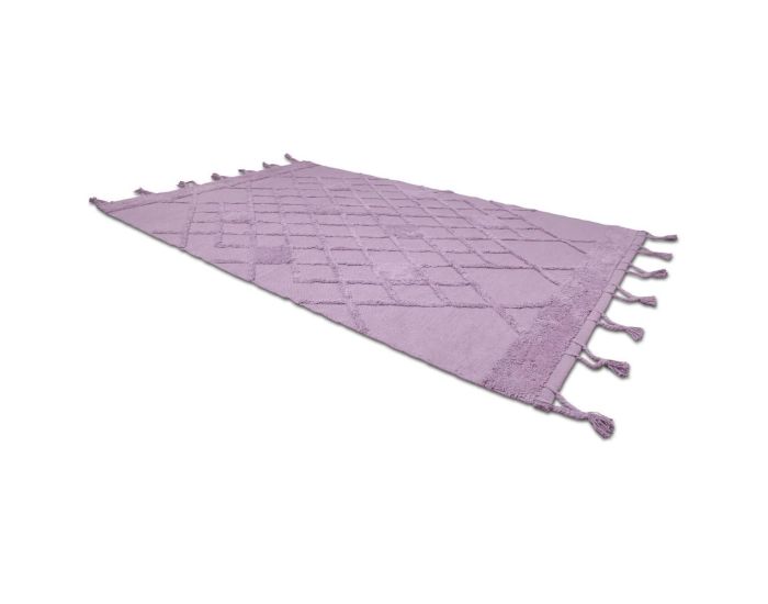 NATTIOT Tapis Coton - Eemee - Mauve (2)