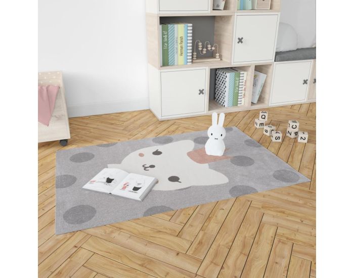 NATTIOT Tapis Enfant - Princesse Lola Polka  (1)