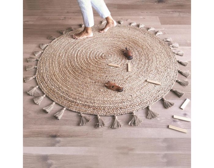 NATTIOT Tapis Jute - Else -  140 cm (2)