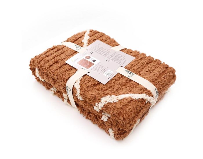 NATTIOT Tapis Coton - Lssa - Toffee  (1)