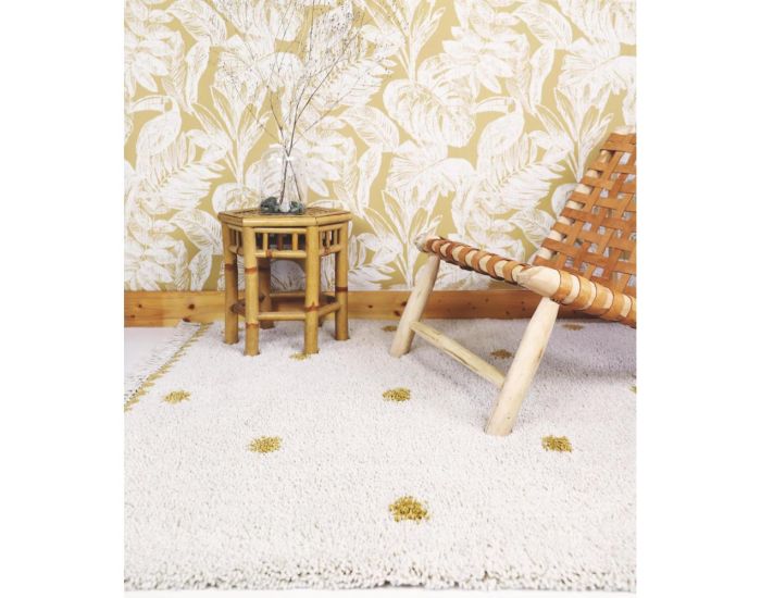 NATTIOT Tapis Enfant - Wooly Lemon - 120 x 170 cm (6)