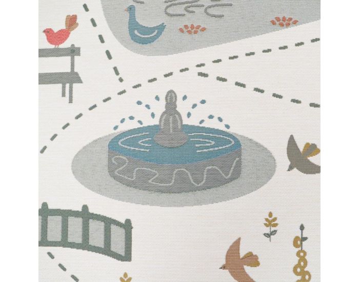 NATTIOT Tapis Enfant - Paradis des Oiseaux - 123 x 180 cm (7)