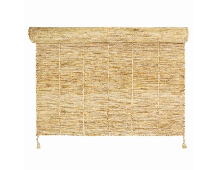 NATTIOT Tapis Coton - Lhena - Jaune Brun (7)