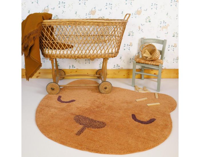 NATTIOT Tapis Coton - Ourson - Sandel (2)