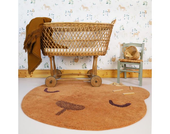 NATTIOT Tapis Coton - Ourson - Sandel (3)