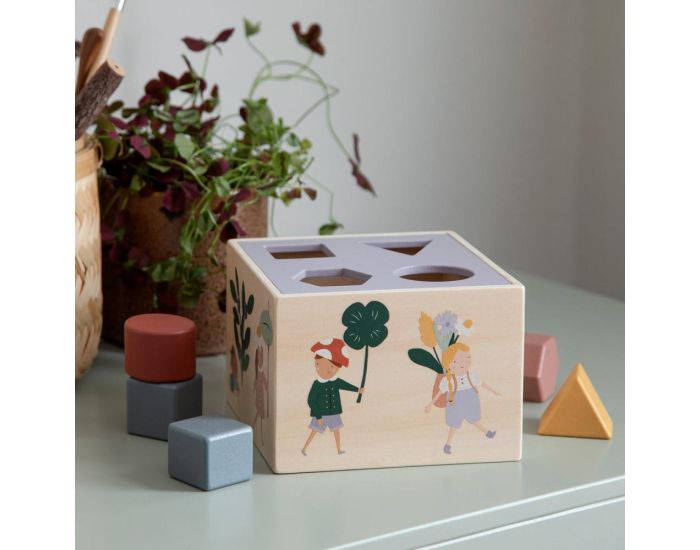 SEBRA Cube  Formes en Bois - Pixie Land - Ds 10 mois (1)