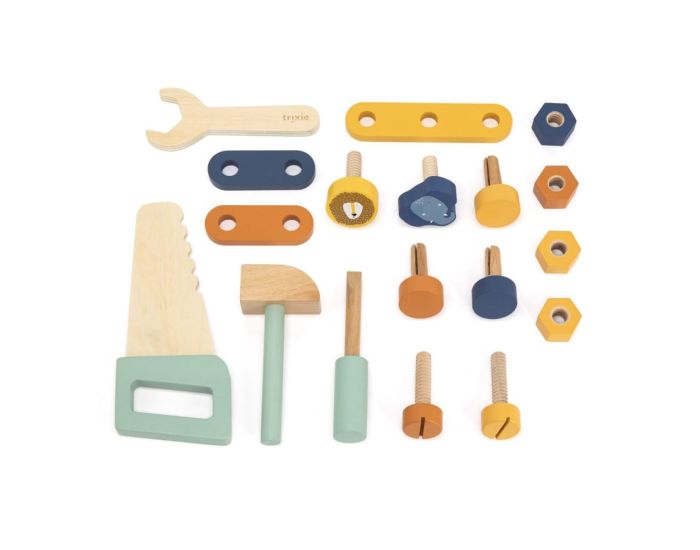 TRIXIE Bote  Outils en Bois - Ds 2 ans (1)