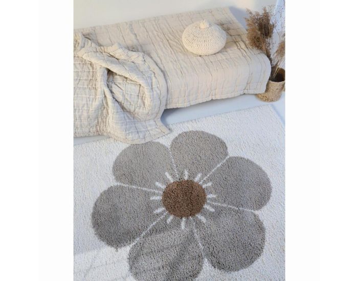 NATTIOT Tapis Rectangulaire Enfant - Bohemian Daisy - 120 x 170 cm (2)