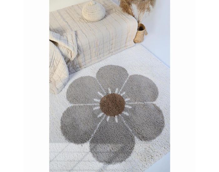 NATTIOT Tapis Rectangulaire Enfant - Bohemian Daisy - 120 x 170 cm (4)