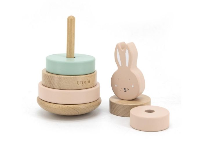 TRIXIE Tour  Empiler en Bois - Mrs. Rabbit - Ds 12 mois (3)