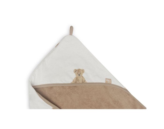 JOLLEIN Cape de Bain Teddy Bear GOTS - 75 x 75 cm (2)