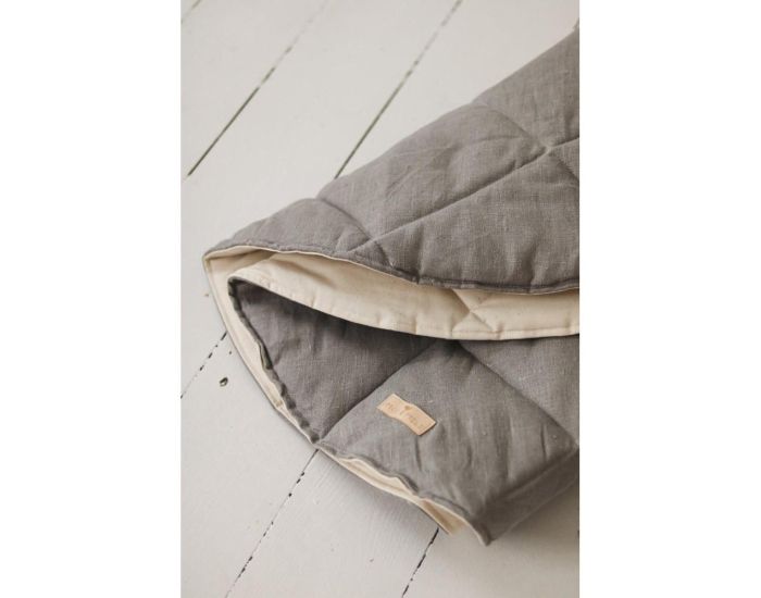 MOI MILI Tente Tipi avec Tapis - Beige Gris (4)