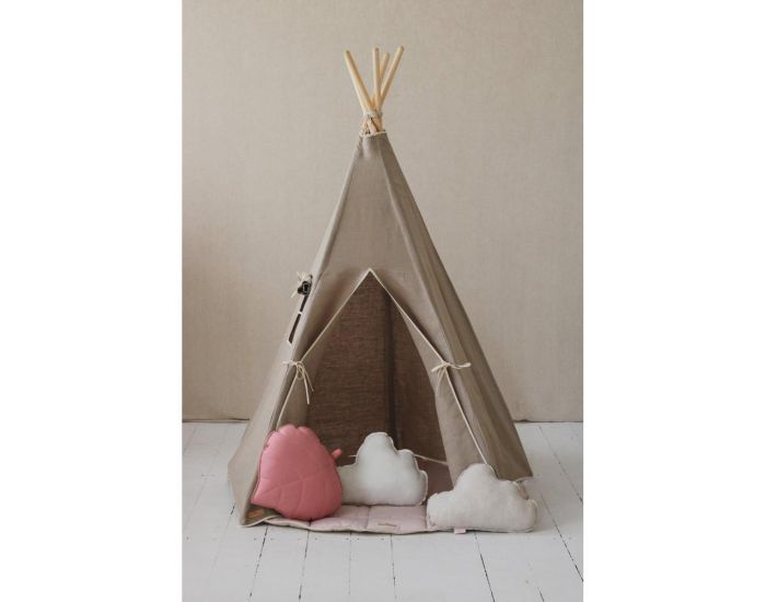 MOI MILI Tente Tipi Lin Naturel -  Beige (4)