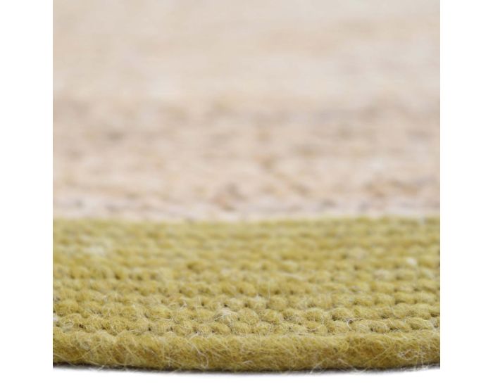 NATTIOT Tapis Coton & Jute - Yhuki - Mango (7)