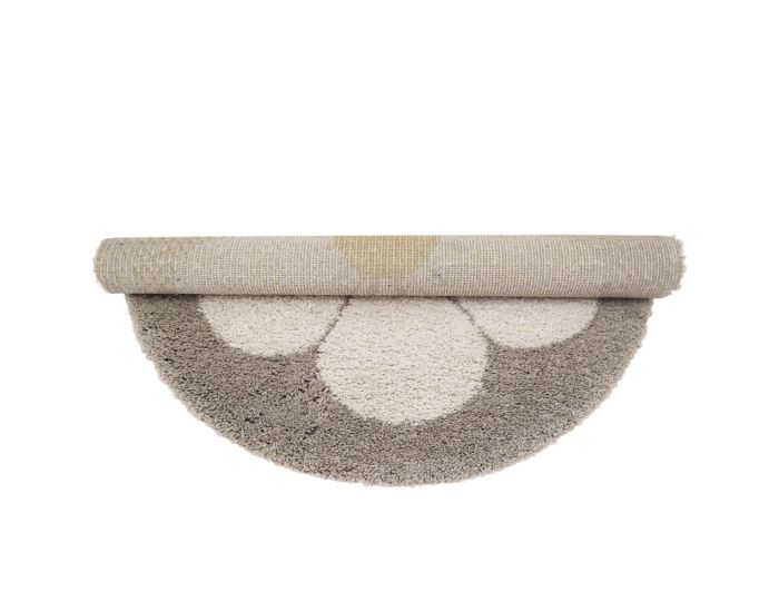 NATTIOT Tapis Rond Enfant - Bohemian Daisy - Beige -  120 cm (3)