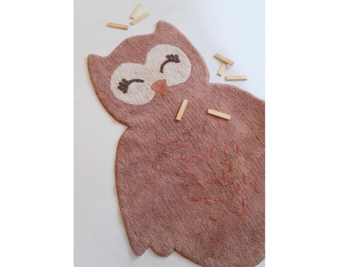 NATTIOT Tapis Coton - Hibou - Little Pepa (1)