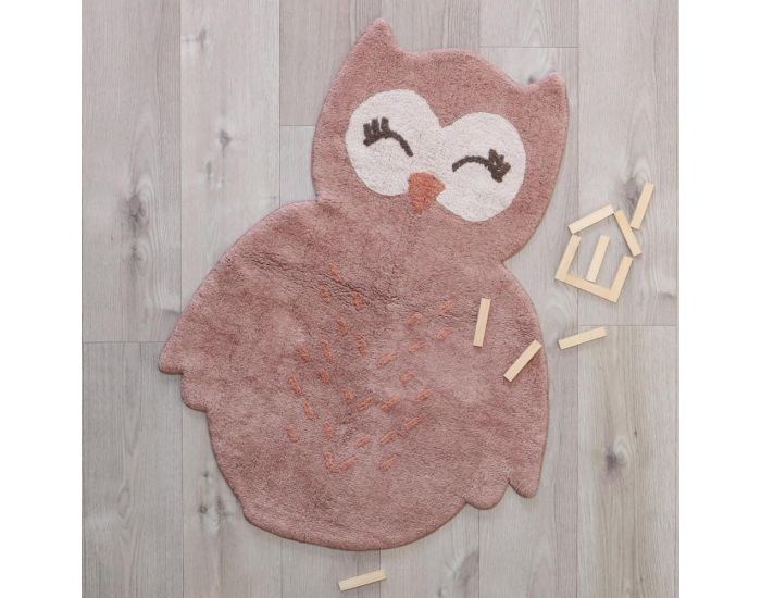 NATTIOT Tapis Coton - Hibou - Little Pepa (6)