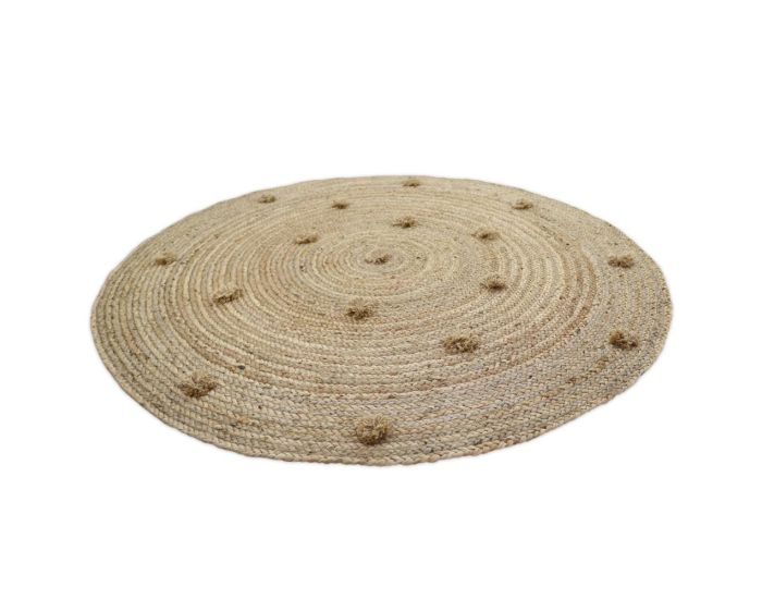 NATTIOT Tapis Jute - Siska -  140 cm (1)