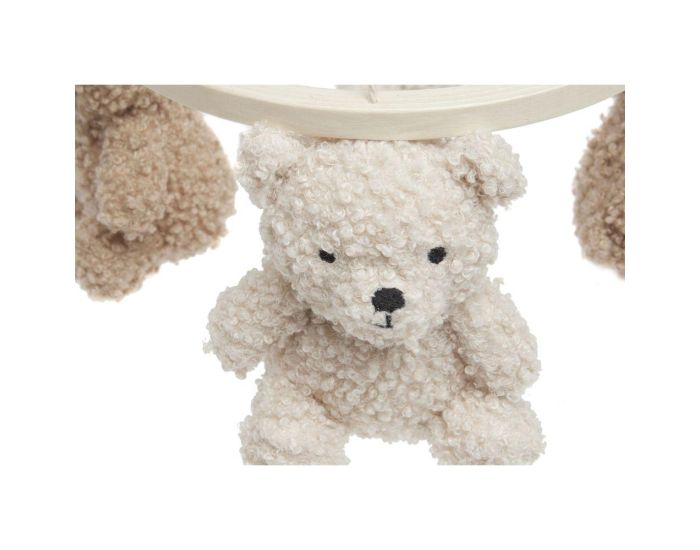 JOLLEIN Mobile Bb Teddy Bear - Naturel/Biscuit - Ds la naissance  (3)