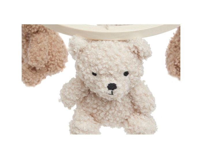 JOLLEIN Mobile Bb Teddy Bear - Naturel/Biscuit - Ds la naissance  (7)