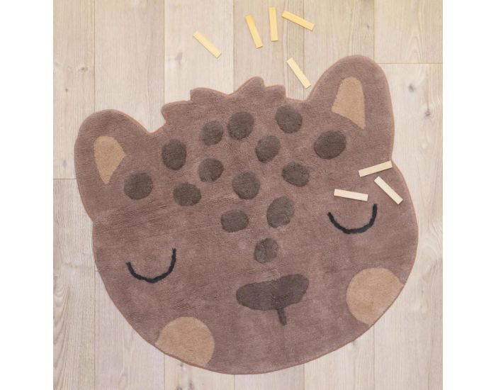 NATTIOT Tapis Coton - Lopard - Little Sren (4)