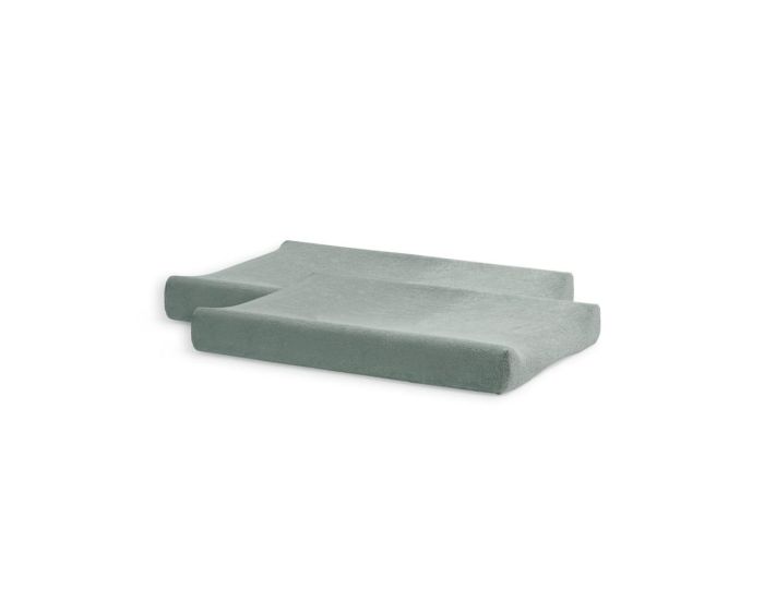 JOLLEIN Lot de 2 Housses Matelas  Langer ponge - Vert Poudr - 50 x 70 cm  (2)