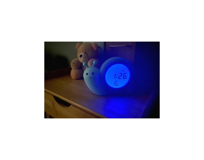 ALECTO R�veil Educatif Enfant Formateur de Sommeil - Escargot Simon - Vert (1)