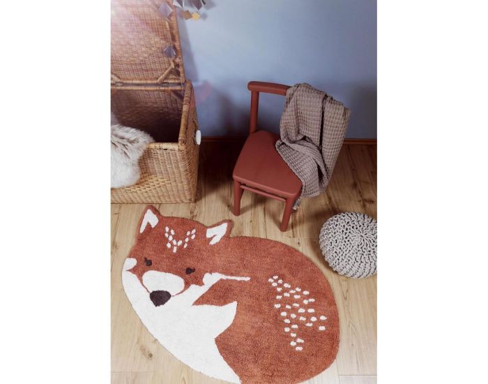 NATTIOT Tapis Coton - Renard - Little Wolf (6)