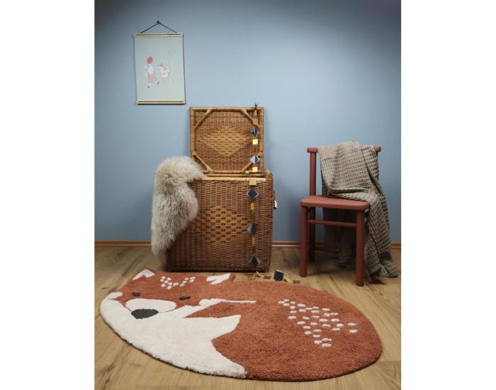 NATTIOT Tapis Coton - Renard - Little Wolf (7)