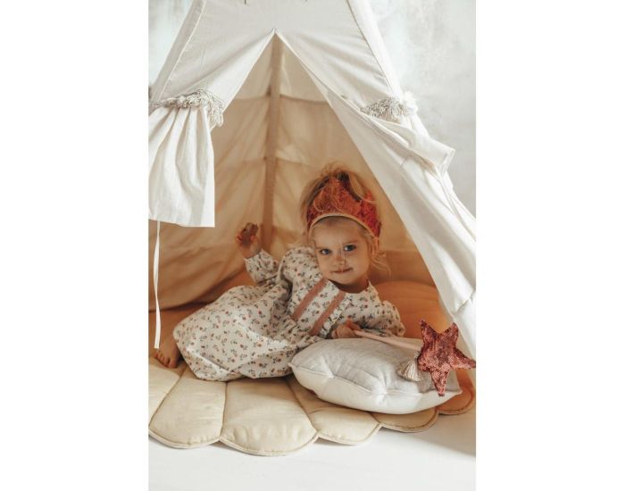 MOI MILI Tente Tipi Folk  Volants - Beige (4)