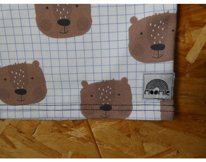 MOOMIE Tshirt Manches Courtes - Ours Carreaux (1)